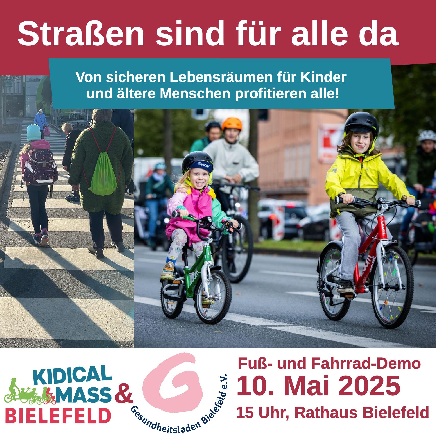 Aufruf Fuss- und Rad-Demo 10.05.25 Aufruf Fuss- und Rad-Demo 10.05.25